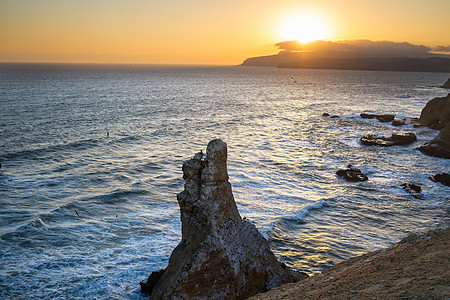 美丽的海岸线景观帕拉卡斯保护区,ICA地区,太平洋海岸秘鲁图片