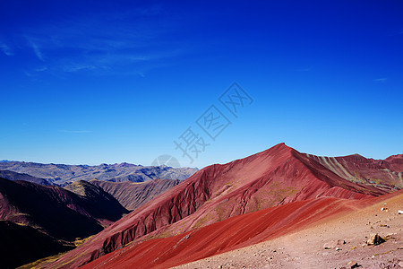 秘鲁库斯科地区维尼昆卡的徒步旅行场景蒙大纳德西特科洛雷斯,彩虹山图片