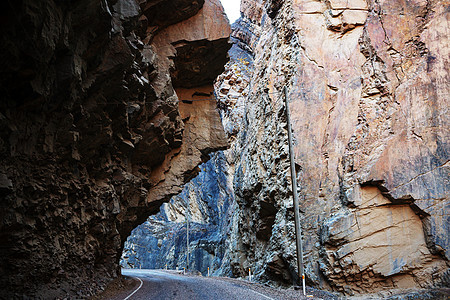 秘鲁峡谷的道路图片