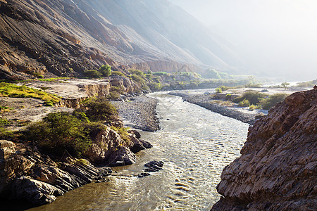 秘鲁峡谷的道路图片