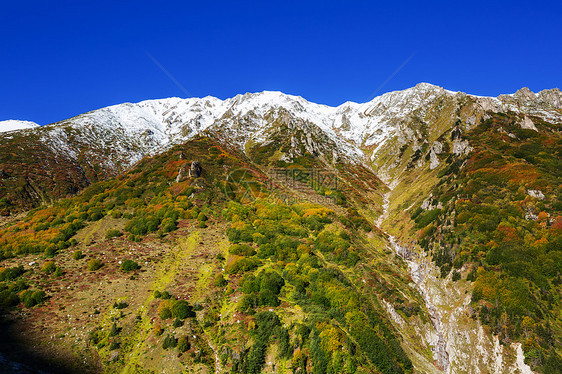 土耳其黑海地区卡卡尔山的秋季季节美丽的山脉景观图片