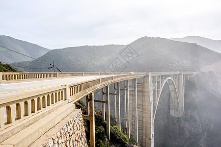 比克斯比河大桥高速公路上1大滨海地区,加利福尼亚,美国图片