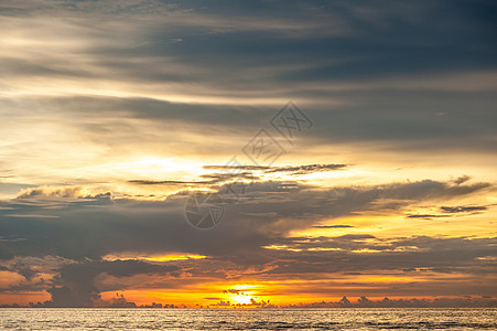 美丽的日落Boracay海滩,菲律宾图片