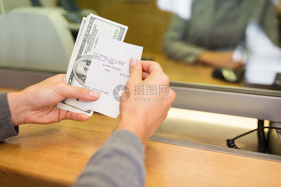 人,取款,储蓄金融客户与钱收据银行办公室货币器图片