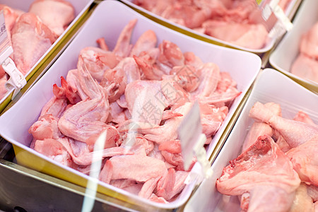 销售食品家禽肉类碗杂货店家禽肉杂货店的碗里图片
