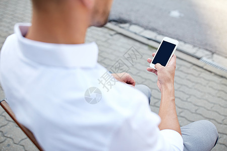 技术,通信人的密切男子短信信息智能手机城市图片