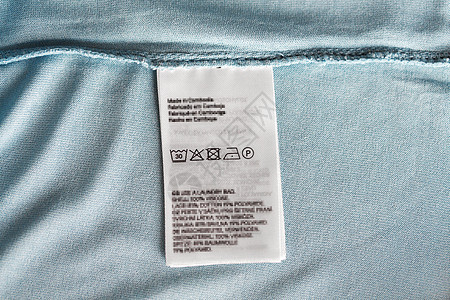 衣服,洗衣内务标签与用户手册的服装项目图片