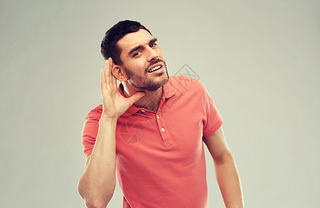 手势人的拉丁人听力问题问题听力问题的人听某事图片
