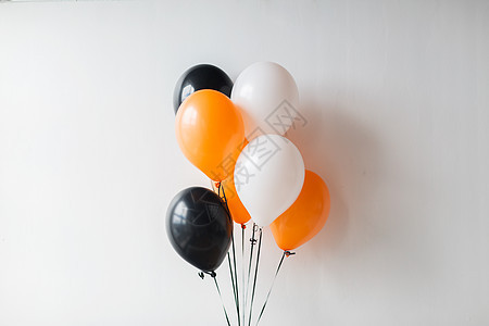 节日,装饰派堆气球万节生日白色背景万节生日派的气球图片