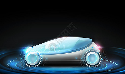 运输未来技术未来主义车黑色背景黑色背景下的未来车图片