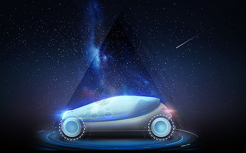 运输未来技术未来汽车背景背景上的未来车背景图片