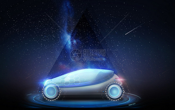 运输未来技术未来汽车背景背景上的未来车图片