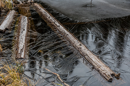艾琳湖冻结洛基山公园图片