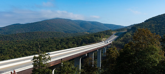 秋天靠近皇家前线的高速公路,西弗吉尼亚图片