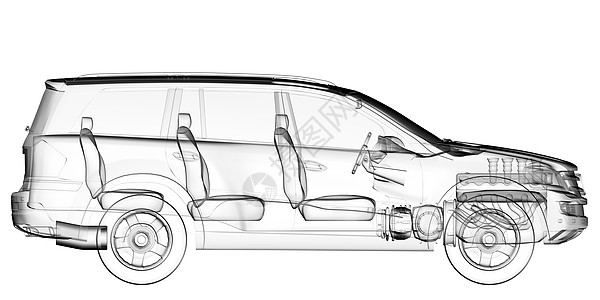 隔离透明汽车图像图片