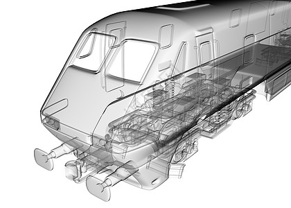 透明列车图像图片