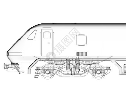 透明列车图像图片