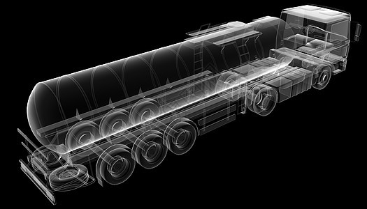 隔离透明油罐车图片