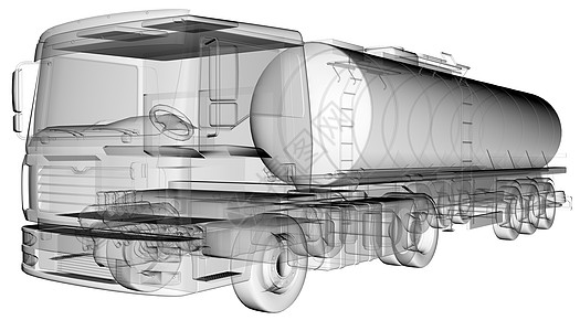 隔离透明油罐车图片