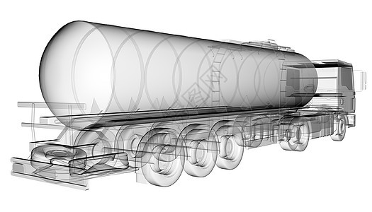 隔离透明油罐车图片