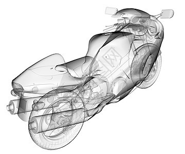 透明隔离运动摩托自行车图片