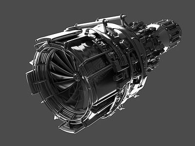 飞机喷气发动机涡轮叶片,飞机,航空航天工业,孤立图片