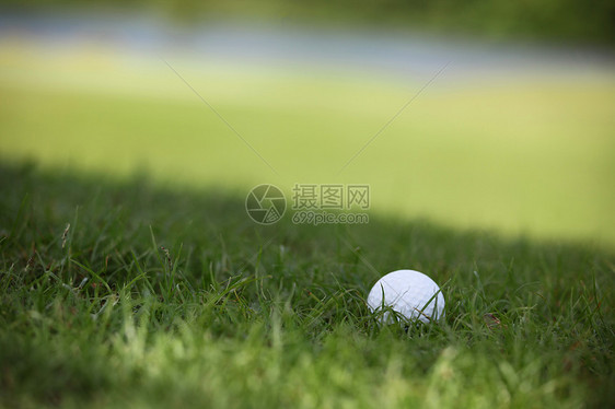 球场上的高尔夫球球场上的高尔夫球图片