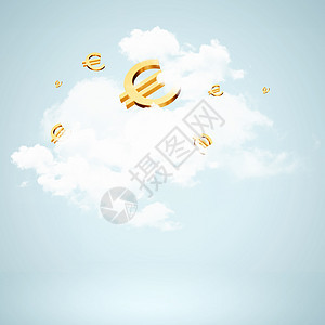 带钞票的背景图像背景图像与欧元钞票货币图片