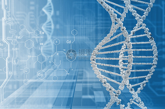 DNA分子高科技DNA分子的生物化学背景图片