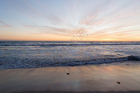 海上日落美丽的景观形象日落海上图片