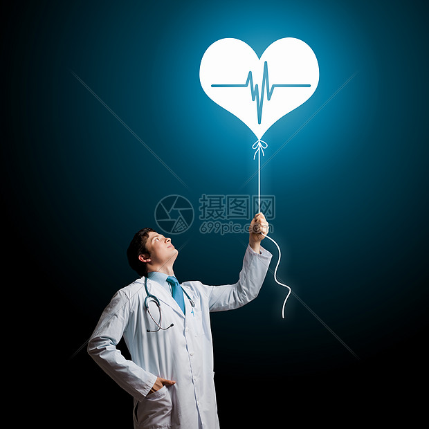 心脏病医生轻的男心脏病医生,心脏符号图片