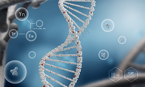 DNA分子高科技DNA分子的生物化学背景图片