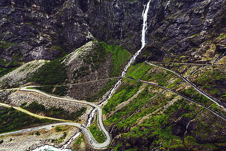 巨魔,巨魔39的小径,挪威的蛇形山路图片