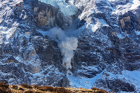 喜马拉雅雪崩图片