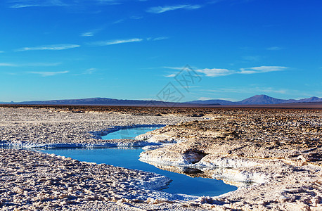 阿根廷朱朱伊省盐沙漠中的奥霍德尔马图片