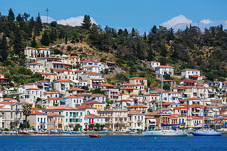 希腊村庄图片