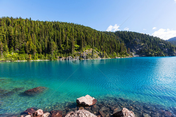 徒步旅行加里波迪湖附近惠斯勒,BC,加大图片