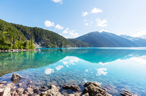 徒步旅行加里波迪湖附近惠斯勒,BC,加大图片