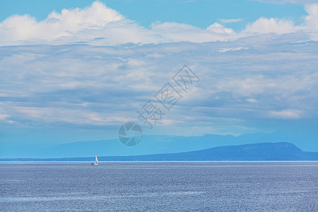 加大列颠哥伦比亚省太平洋沿岸美丽的海景,岩石海岸线图片