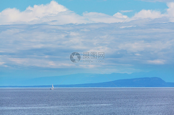 加大列颠哥伦比亚省太平洋沿岸美丽的海景,岩石海岸线图片