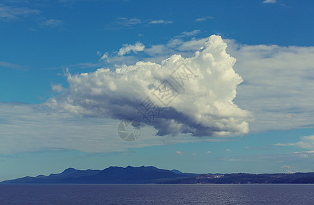 加大列颠哥伦比亚省太平洋沿岸美丽的海景,岩石海岸线图片