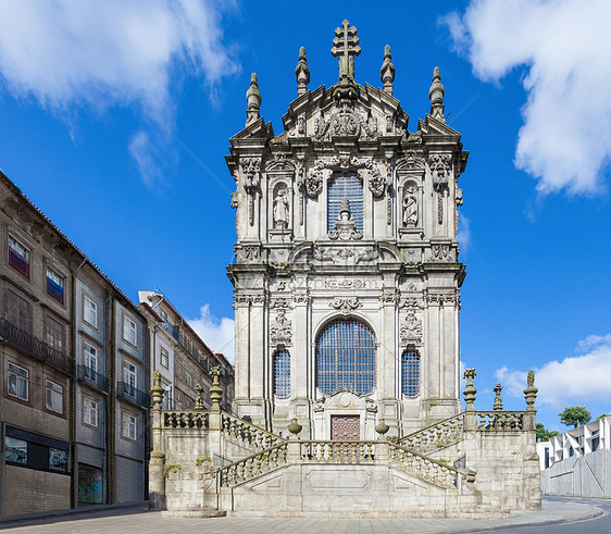 神职人员教堂IgrejaDos神职人员葡萄牙波尔图市的座巴洛克式教堂图片