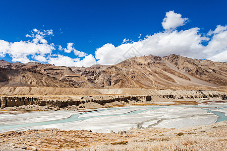 喜马拉雅山景观,马纳利莱赫的道路,图片