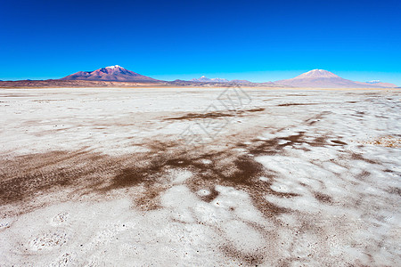 利维亚智利边境的安斯山脉的奥拉格层压火山图片