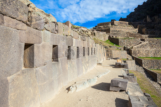 奥兰泰坦博秘鲁南部库斯科附近的个城镇印加遗址图片