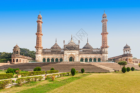 阿斯菲清真寺,位于印度卢克诺的巴拉伊曼巴拉附近高清图片