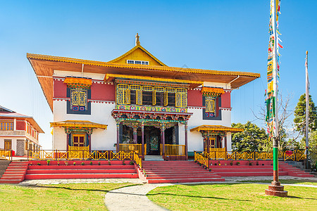 佩马扬策修道院佩马扬策的座佛教寺院,位于印度锡金州的Pelling附近图片