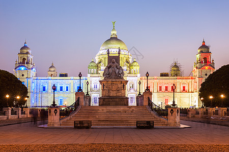 维多利亚纪念馆印度孟加拉西部加尔各答的座大型大理石建筑它致力于纪念维多利亚女王图片