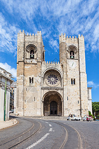 玛丽大教堂玛丽大教堂里斯本,葡萄牙图片