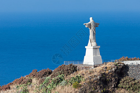 基督国王雕像葡萄牙马德拉岛上的座天主教纪念碑图片